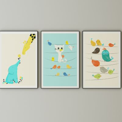 北欧风格组合挂画