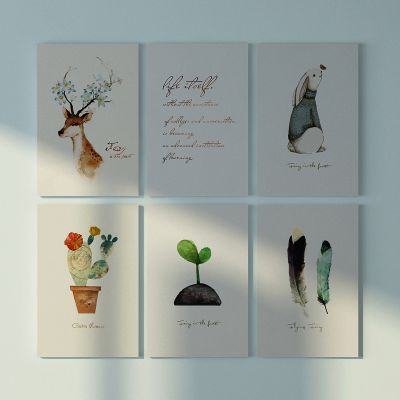 北欧清新墙饰 挂画组合