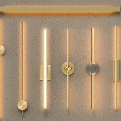 现代金属客厅背景壁灯