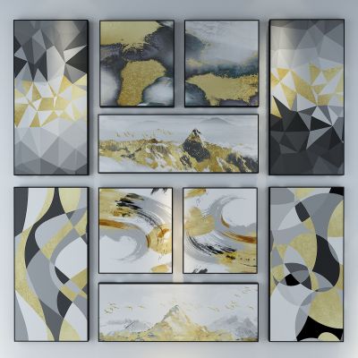 现代抽象装饰画