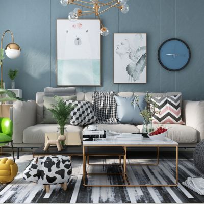 北欧风格沙发组合