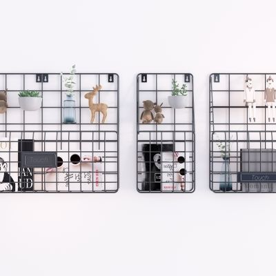 北欧铁艺墙饰 挂件组合