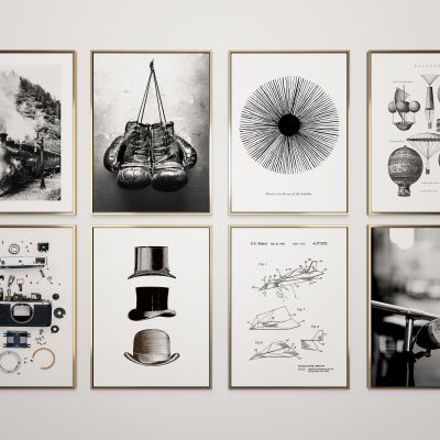 美式现代 黑白高格调装饰挂画