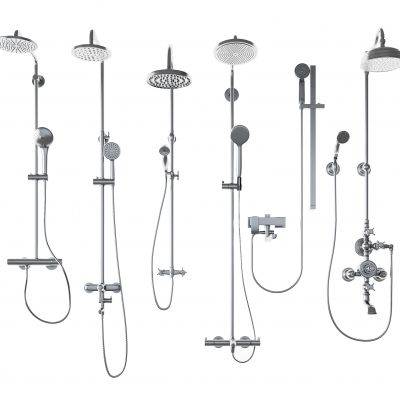 现代不锈钢淋浴花洒