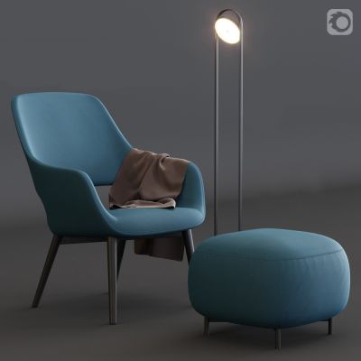 现代单人休闲椅