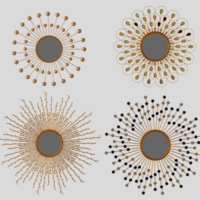 欧式装饰镜子 挂饰 挂件
