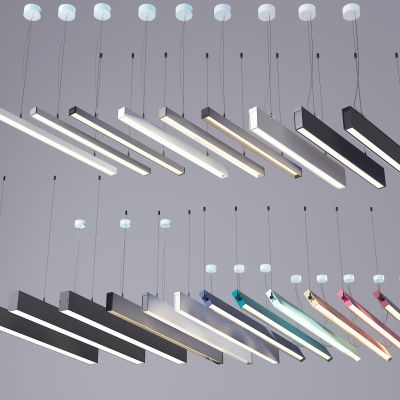 现代办公长条吊灯