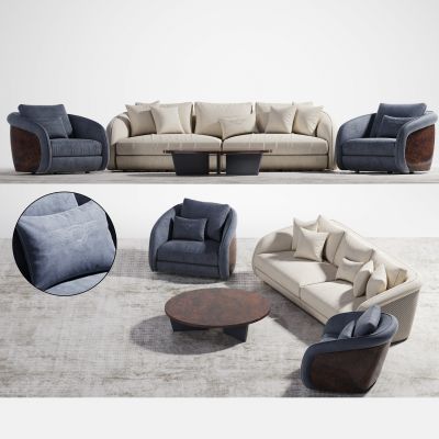 现代沙发组合