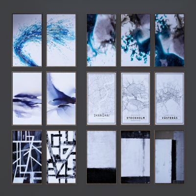 现代时尚墙饰 壁画