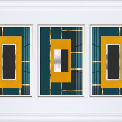 现代挂画 组合画