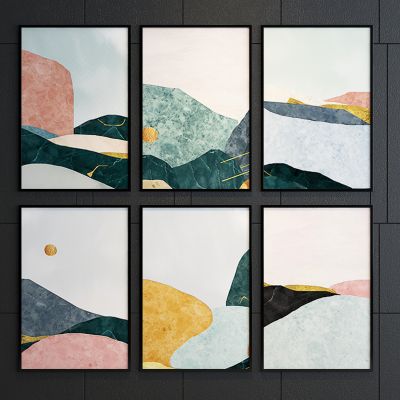 北欧装饰画组合 北欧挂画 装饰画