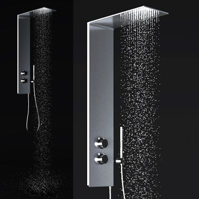 现代不锈钢淋浴器花洒