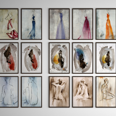 现代抽象装饰画