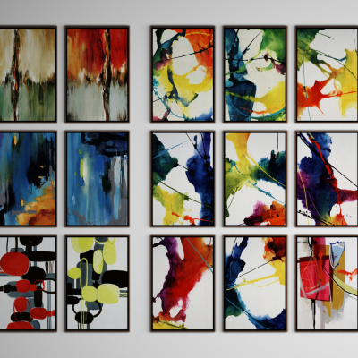 现代抽象装饰画