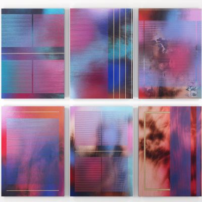 现代抽象画 挂画 装饰画组合