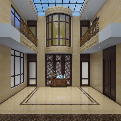 简欧欧式风格欧式门头