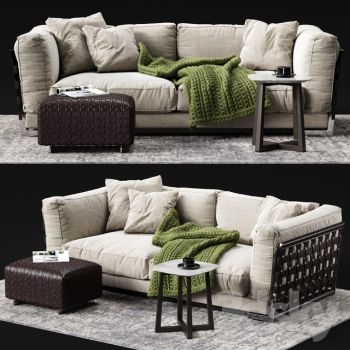 北欧沙发茶几组合