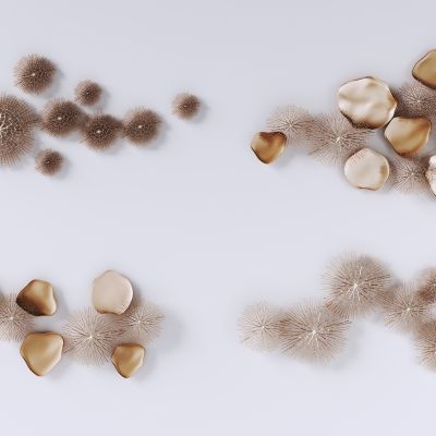 现代墙饰组合 墙饰 挂件 装饰 新中式墙饰