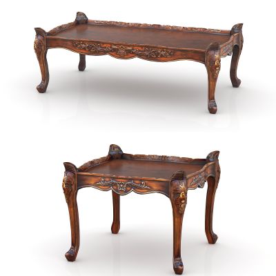 欧式古典茶几组合