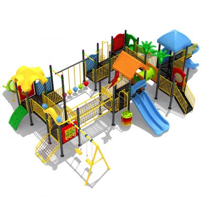 现代儿童滑梯
