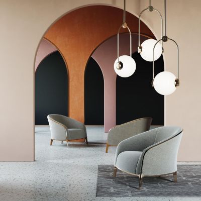 北欧休闲椅 吊灯