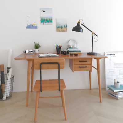 北欧小清新书桌