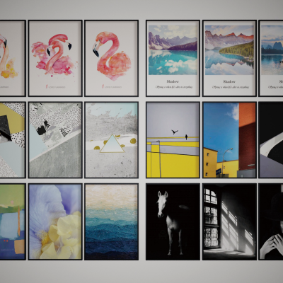 现代抽象装饰画