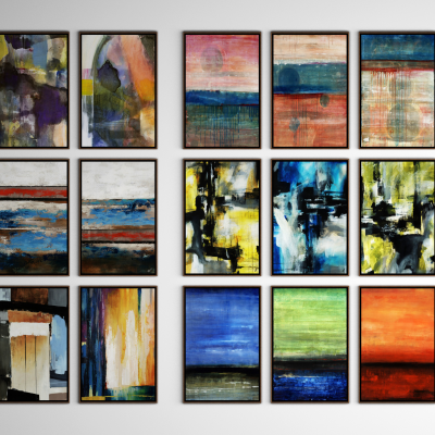 现代抽象装饰画