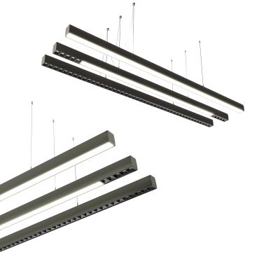 现代led条形办公吊灯