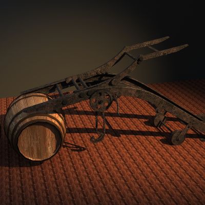 中式古旧箍桶机