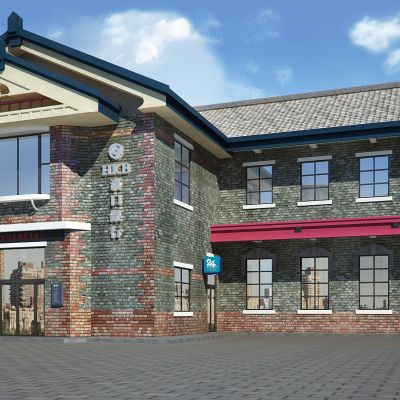 中式汉口银行外立面