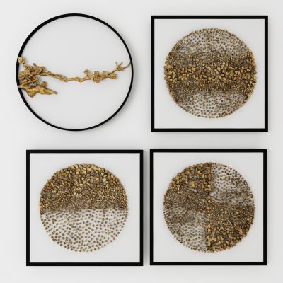 新中式挂画 立体挂画 装饰挂画