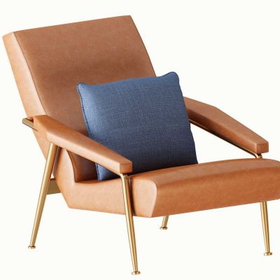 现代休闲椅抱枕组合