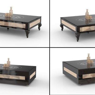 现代轻奢茶几组合方几