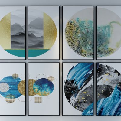 现代抽象装饰画