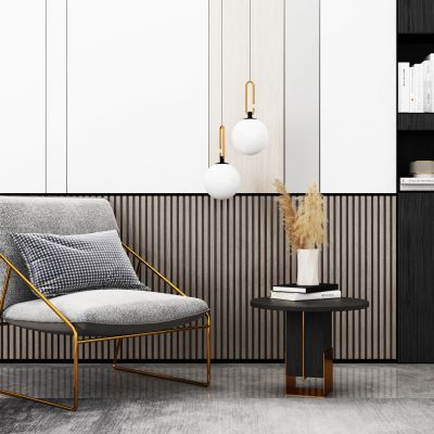 新中式现代休闲椅休闲茶几