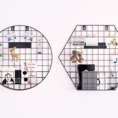 北欧铁艺墙饰 挂件组合