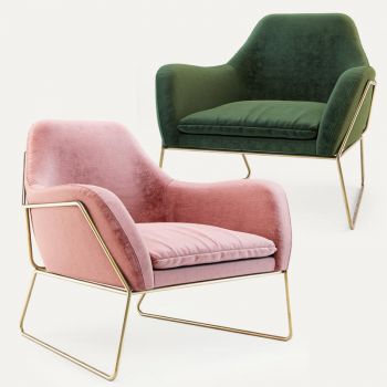 北欧休闲椅 沙发椅 餐椅 布艺椅子