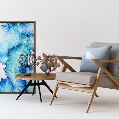 现代休闲桌椅组合