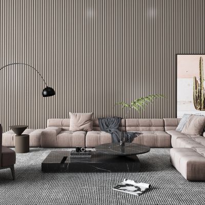 现代布艺沙发 转角沙发