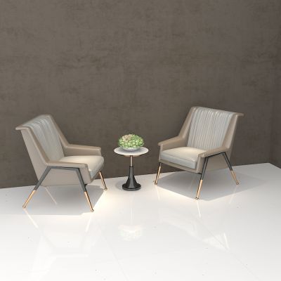 现代休闲椅子组合