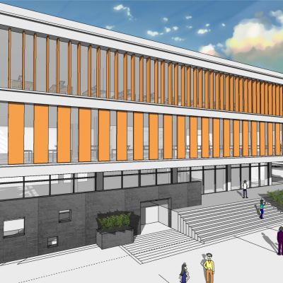 现代简约图书馆