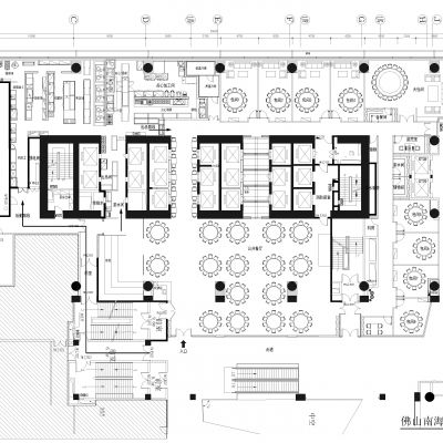 金融城四季福餐厅平面图