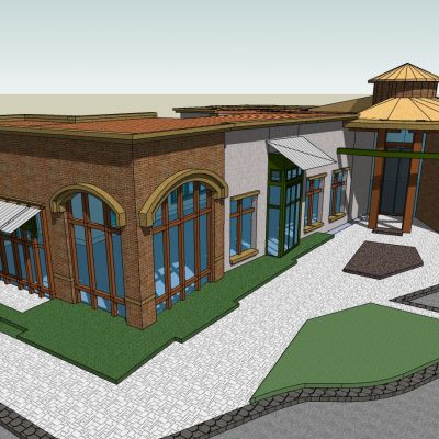 欧式风格图书馆