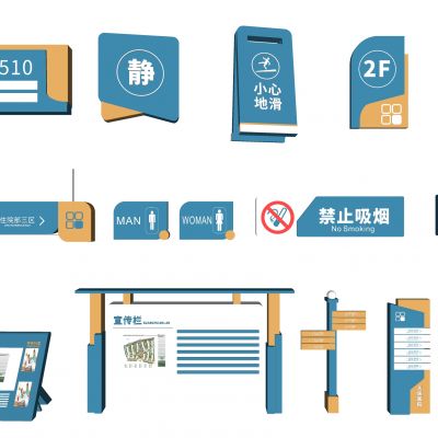 现代医院导视牌 指示牌 标识标牌 门牌