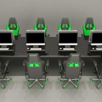 网咖网吧电脑桌椅组合