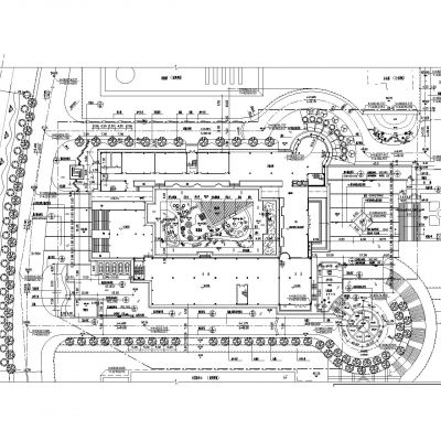 学校园林景观施工图纸