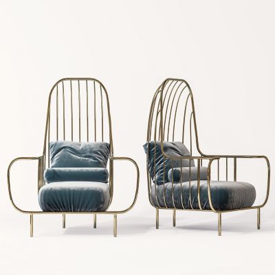 现代休闲懒人单椅