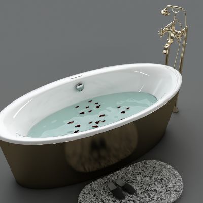简欧浴缸