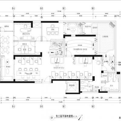2020最新现代办公室平面方案精品